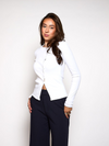 Nala top with buttons | Tall | Off-white
