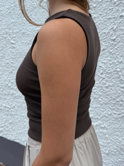 Basic Tank Top Noa | Brown | Tall
