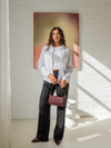 Marley | Wide leg trousers | Black | Tall