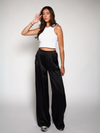 Gigi Satin pants | Tall | Black