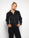 Zoë Denim Jumpsuit | Straight leg | Stretch | Dark grey | Tall