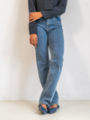 Livia Straight Leg Jeans | Blue | Stretch | Tall