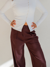 Mae Pantalon | Bordeaux | Tall