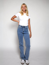 Livia Straight Leg Jeans | Blue | Stretch | Tall