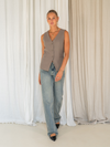 Nova gilet | Taupe | Tall