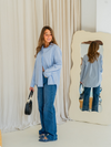 Liv blouse | Tall | Blue striped