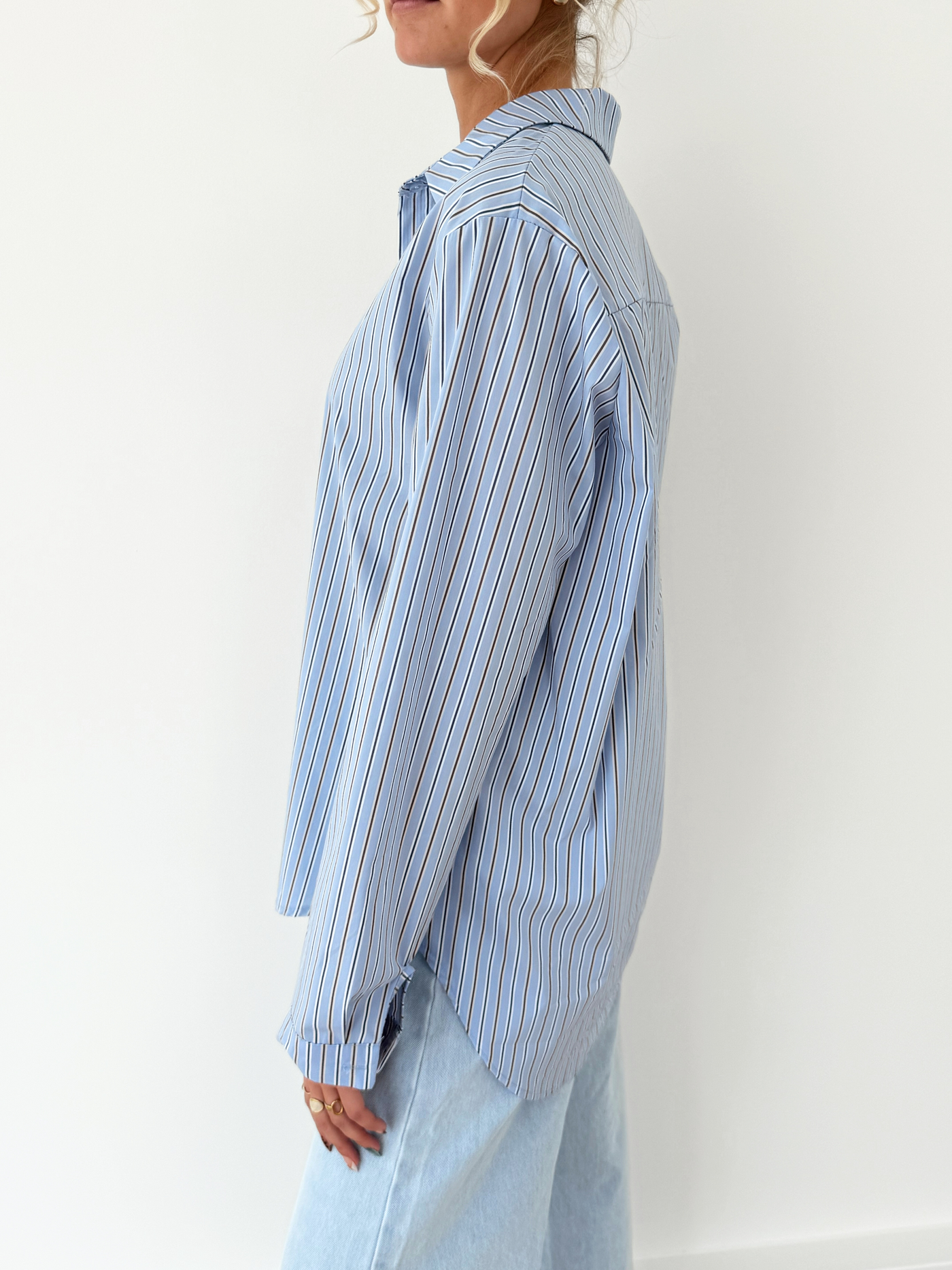 Liv blouse | Tall | Blue striped