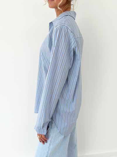 Liv blouse | Tall | Blue striped