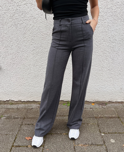 Marley | Wide leg trousers | Dark Gray | Tall