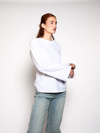 Nine Tee | flared sleeve | Tall | White