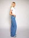 Jade Super Wide Leg Jeans | Mid waist | Dark blue | Tall