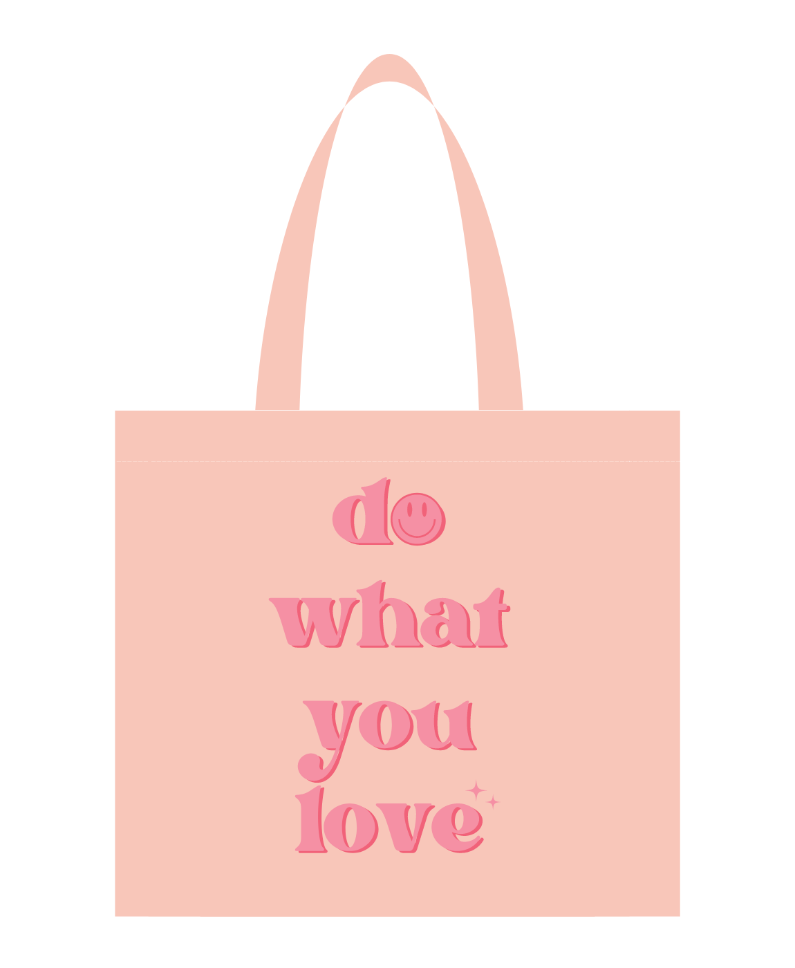 Canvas bag | Pink | The Wildflower Club