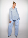 Liv blouse | Tall | Blue striped