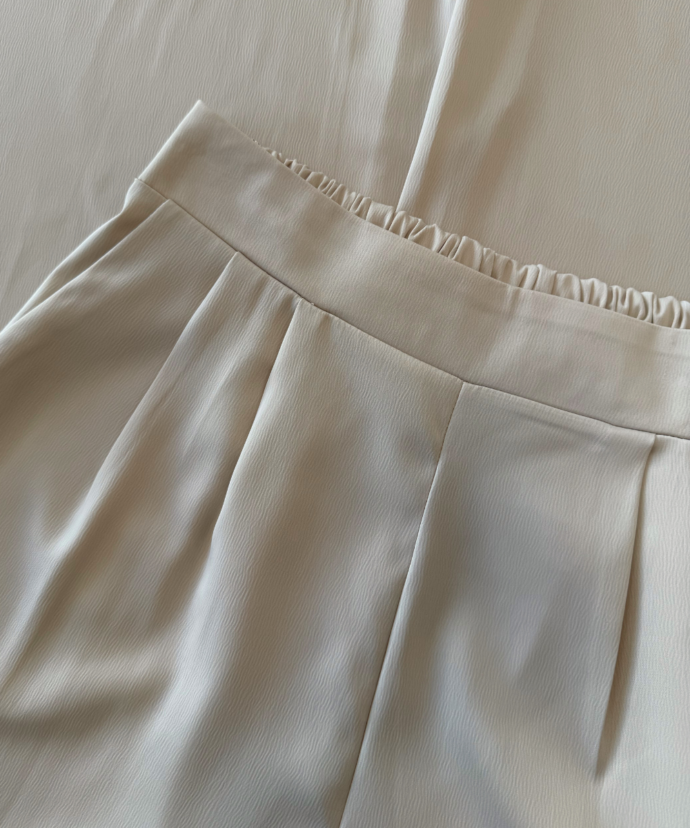 Gigi Satin pants | Tall | Beige