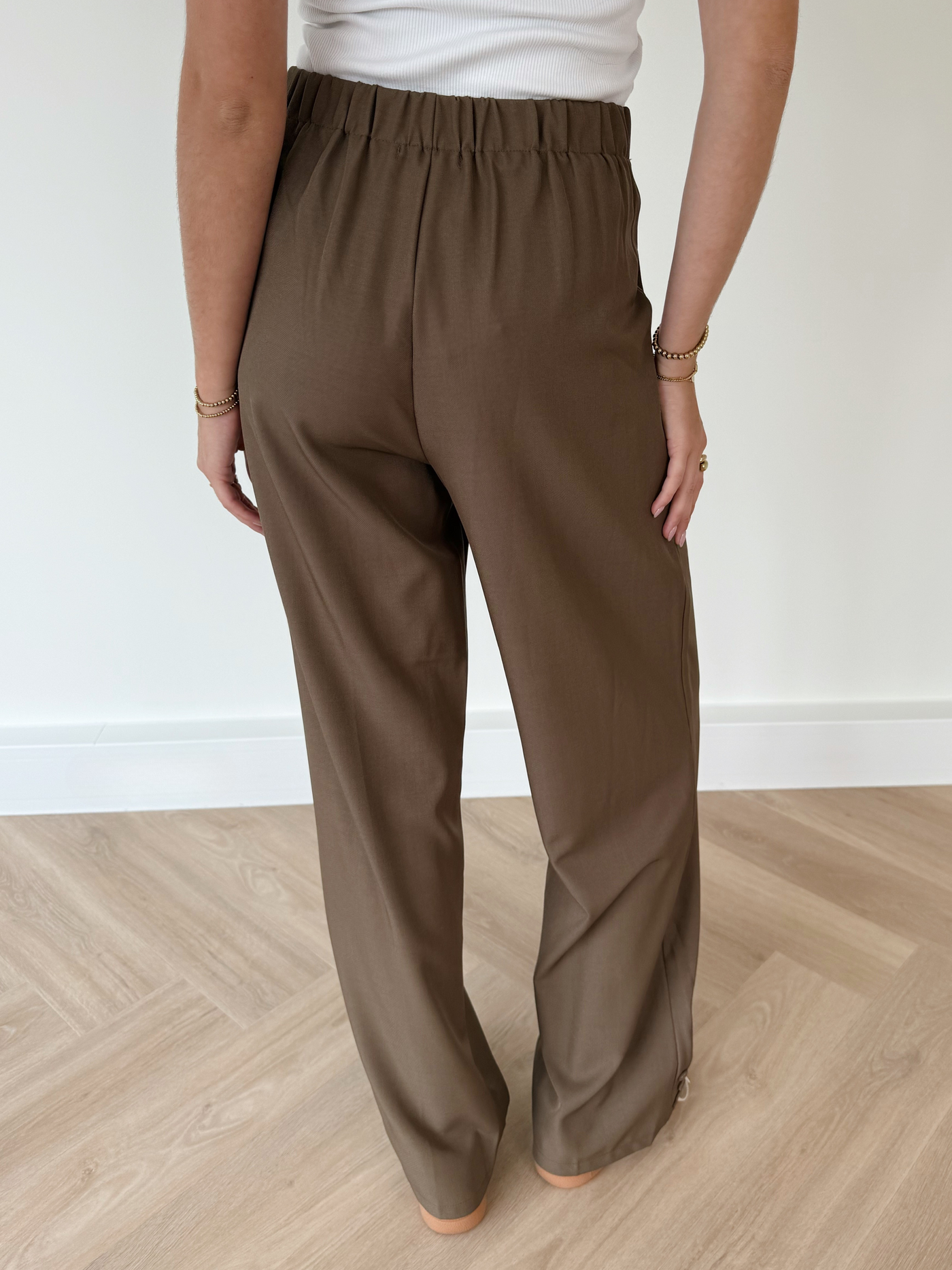 Mae Pantalon | Earthy olive | Tall