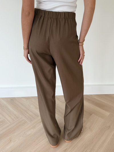 Mae Pantalon | Earthy olive | Tall