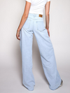 Jade Super Wide Leg Jeans | Mid waist | Light blue | Tall