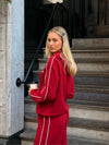 Zaar Track Jacket | Bordeaux | Tall