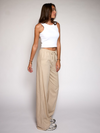 Lauren pants | Linen | Beige | Tall