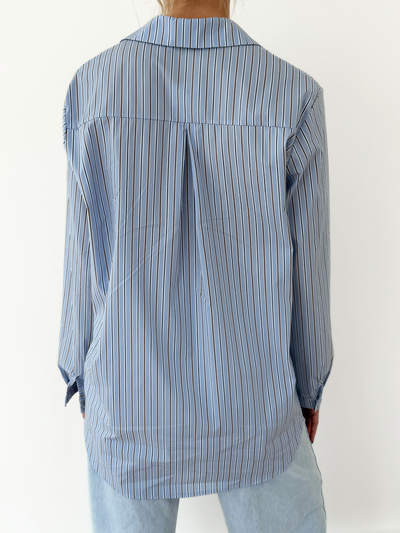 Liv blouse | Tall | Blue striped
