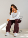 Mae Pantalon | Bordeaux | Tall