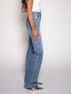 Diamond Wide Leg Jeans | Blue | Stretch | Tall