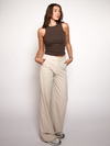 Nova | Wide leg trousers | Beige | Tall