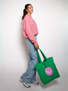 Canvas bag | Green | The Wildflower Club
