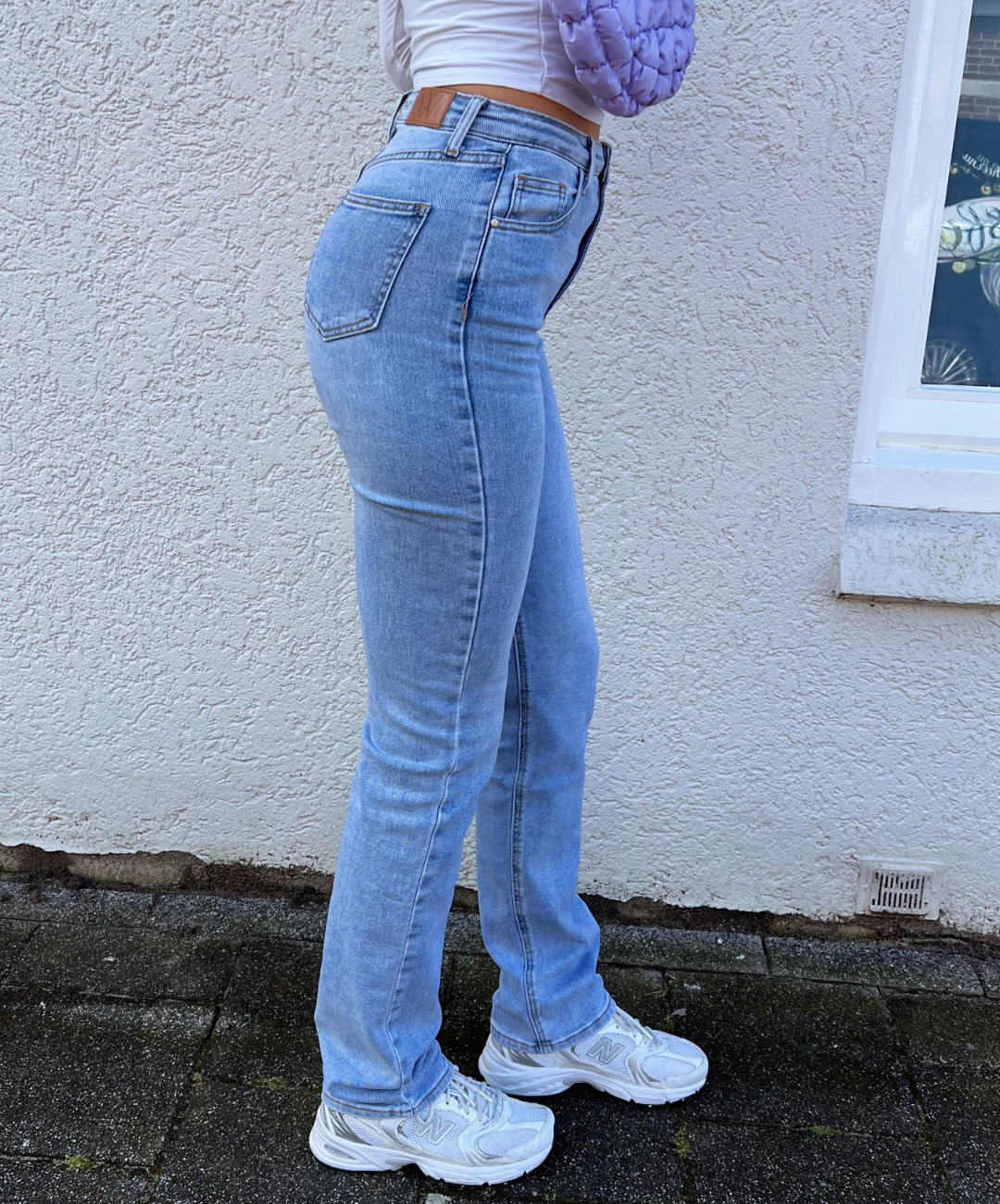 Jamie Straight Leg Jeans | Blue | High waist | Stretch | Tall