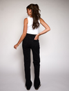 Millie Straight Leg Jeans Black | Stretch | Tall