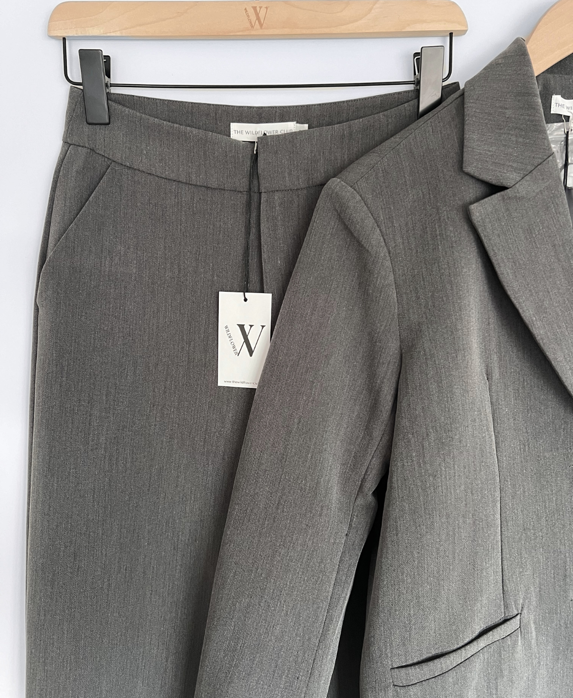 Nova | Wide leg trousers | Dark gray | Tall