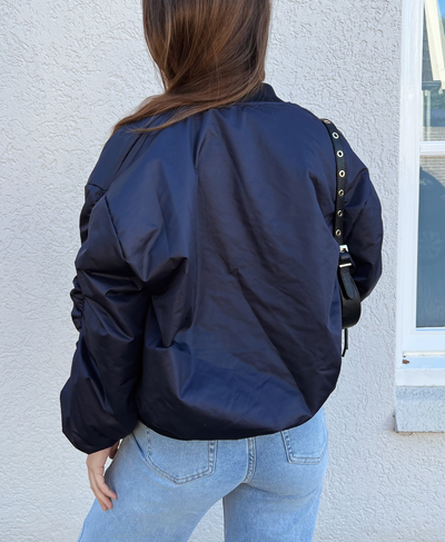 Bomber jacket Celine | Navy | Regular