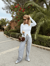 Nala top with buttons | Tall | Off-white