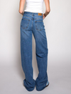Jade Super Wide Leg Jeans | Mid waist | Dark blue | Tall