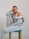 Khloé Zipper Hoodie | Grey | Tall