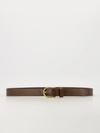 Dante belt brown | gold buckle