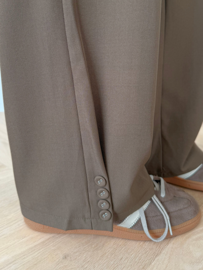 Mae Pantalon | Earthy olive | Tall