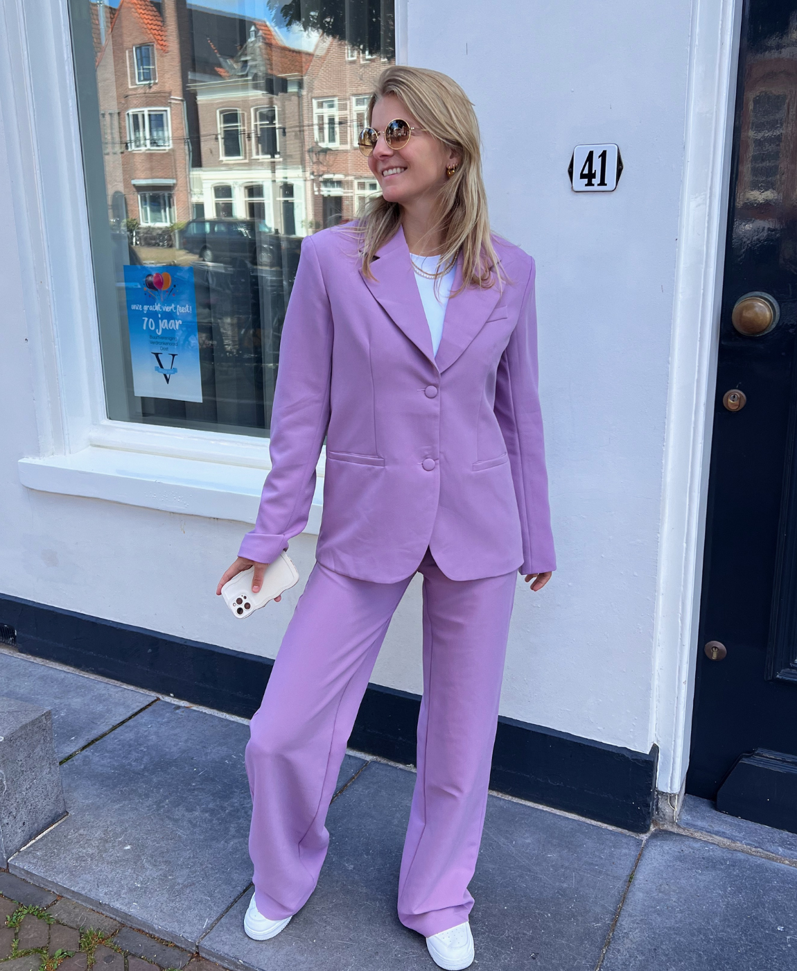 Nova | Wide leg trousers | Lilac | Tall