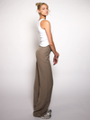 Nova | Wide leg trousers | Taupe | Tall