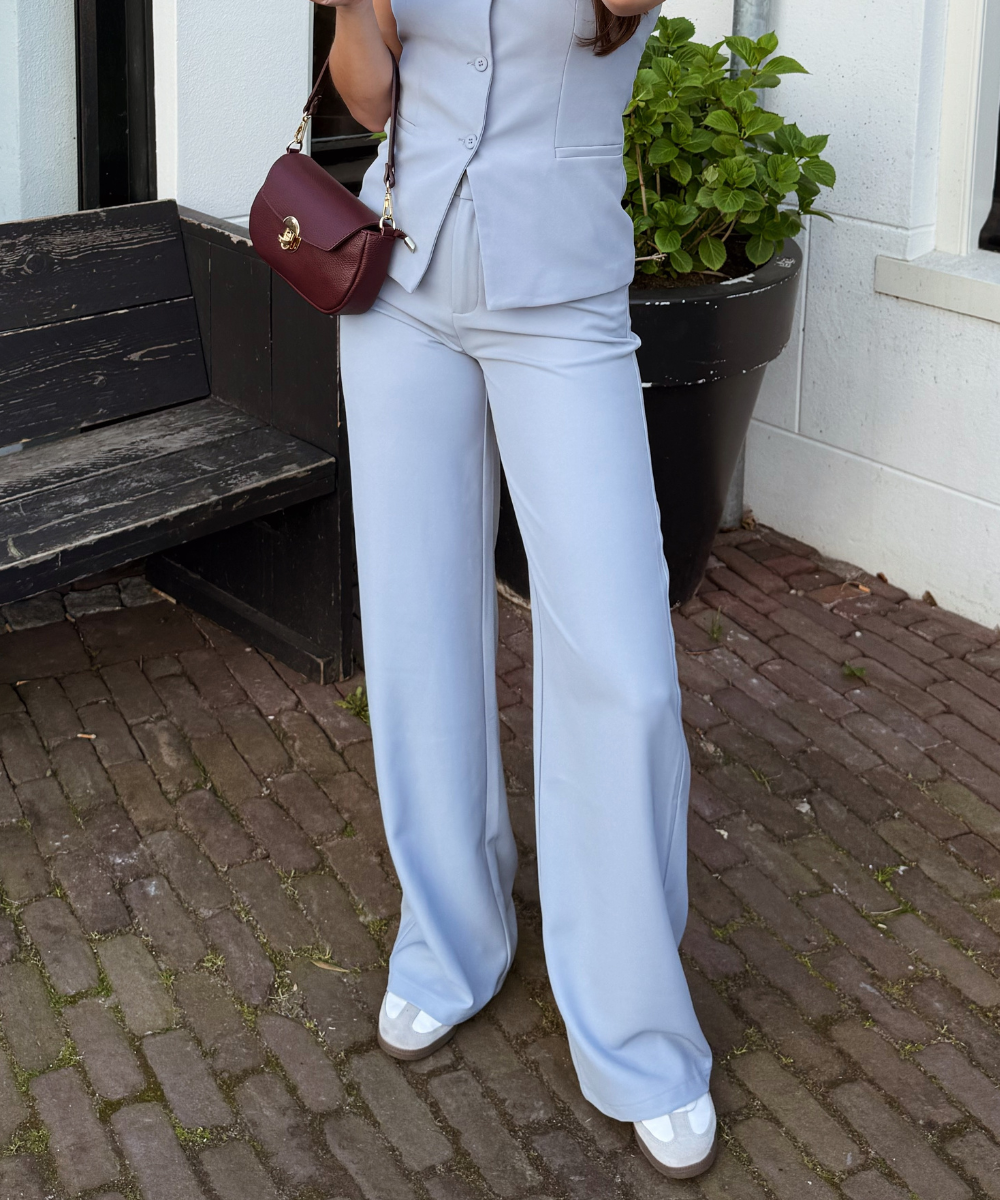 Nova | Wide leg pants | Light blue | Tall