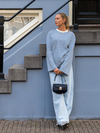 Jade Super Wide Leg Jeans | Mid waist | Light blue | Tall