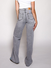 Sassy | Super Wide Leg Jeans | Stretch | Washed Grey | Tall
