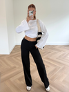Jula wide leg trousers | Black | Tall