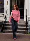 Sassy | Super Wide Leg Jeans | Stretch | Washed black | Tall