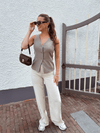 Nova | Wide leg trousers | Beige | Tall
