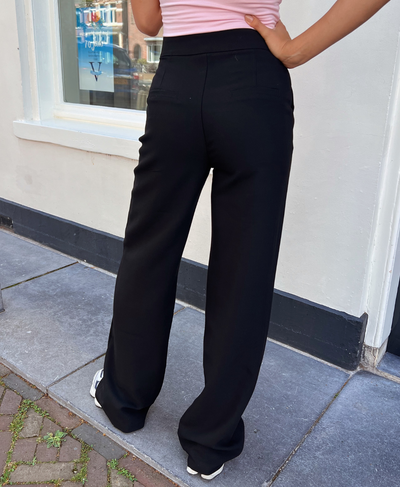 Nova | Wide leg trousers | Black | Tall