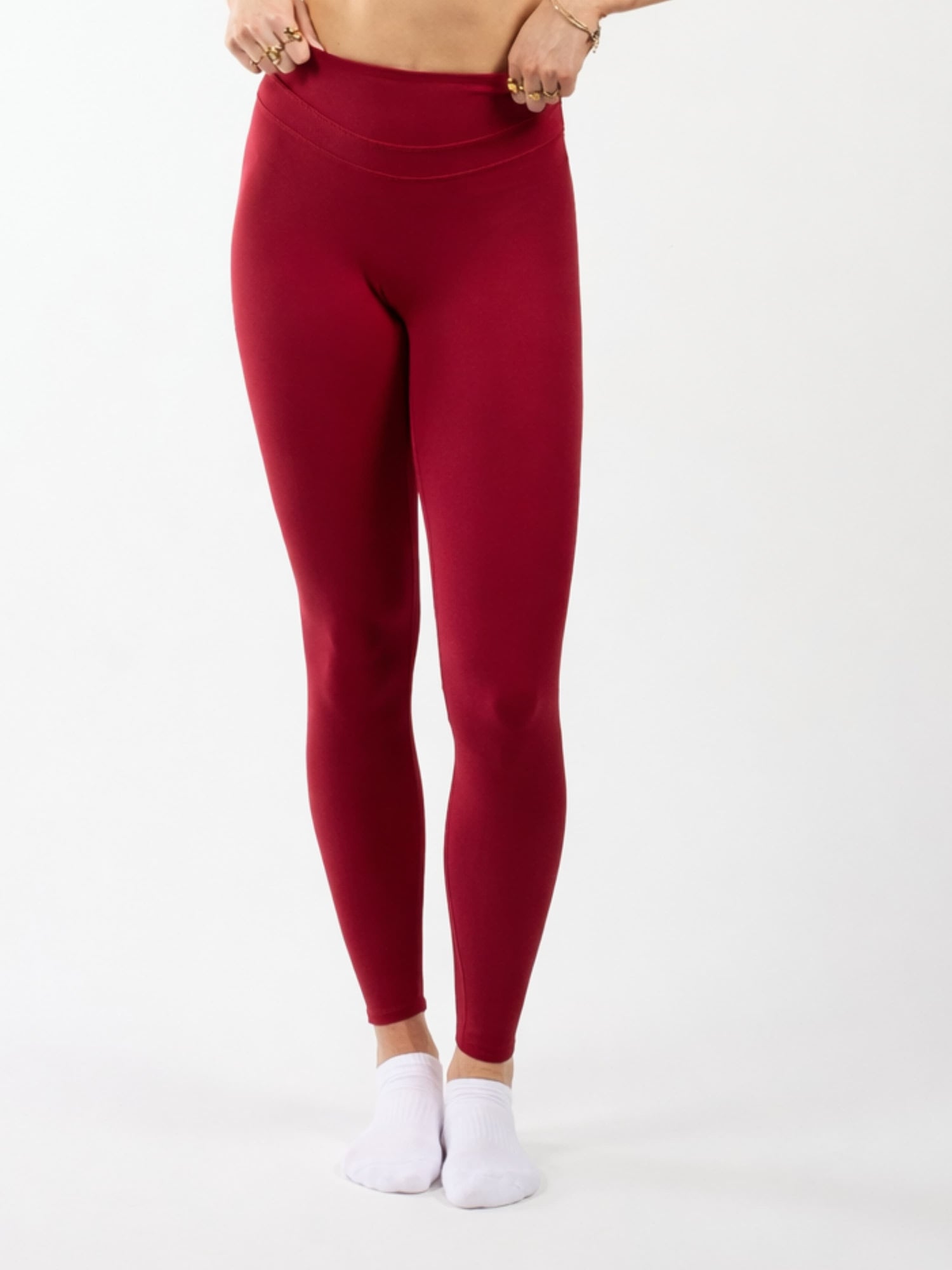 Sports leggings | Burgundy | Tall