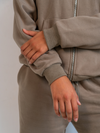 Khloe Zipper Hoodie | Sage | Tall
