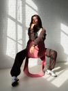 Khloe Zipper Hoodie | Brown | Tall
