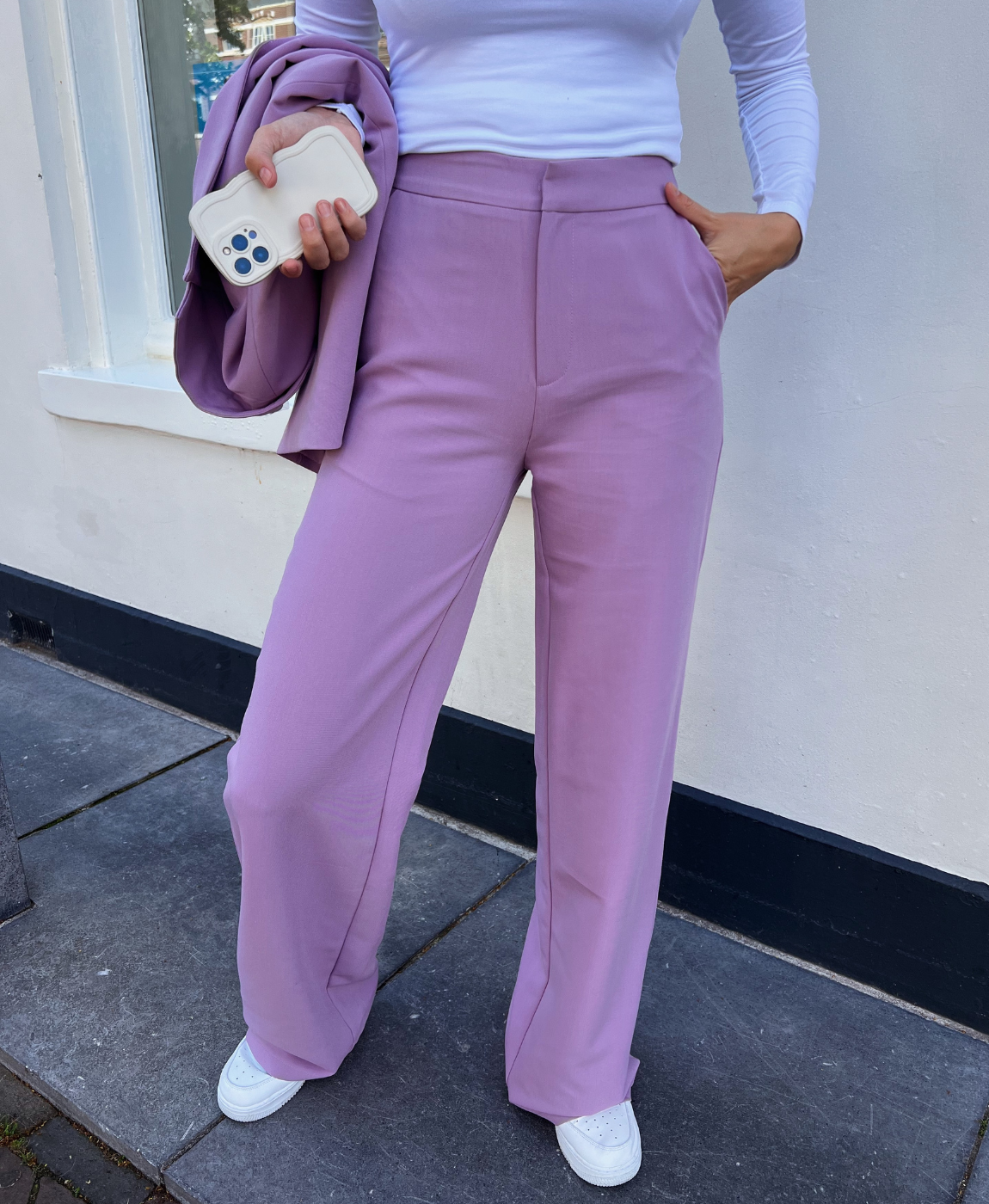 Nova | Wide leg trousers | Purple | Tall